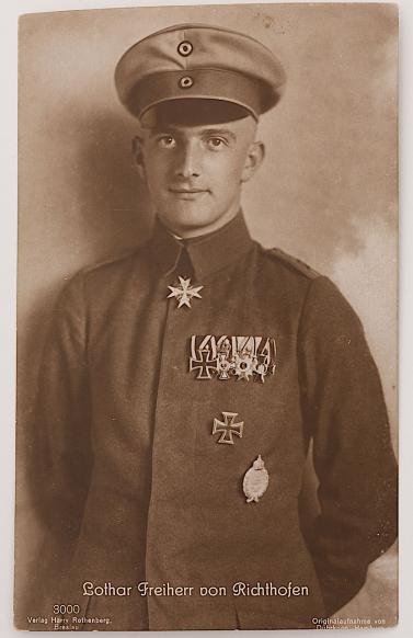 LOTHER FREIHERR VON RICHTHOFEN - ROTHENBERG CARD 3000