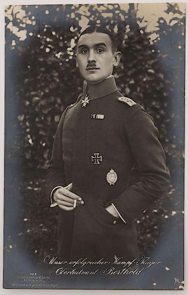 OBERLEUTNANT RUDOLF BERTHOLD - SANKE CARD 423