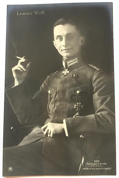 LEUTNANT KURT WOLFF  - SANKE CARD 523