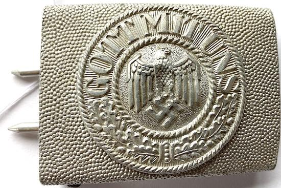 WW2 GERMAN ARMY LATE WAR ALLOY O/R's BELT BUCKLE