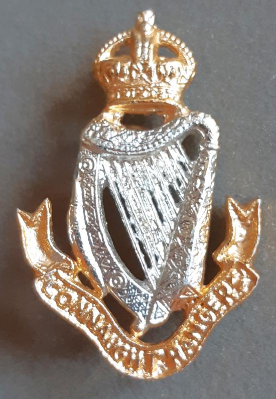 BRITISH - The Connaught Rangers K/C Anodised Hat badge